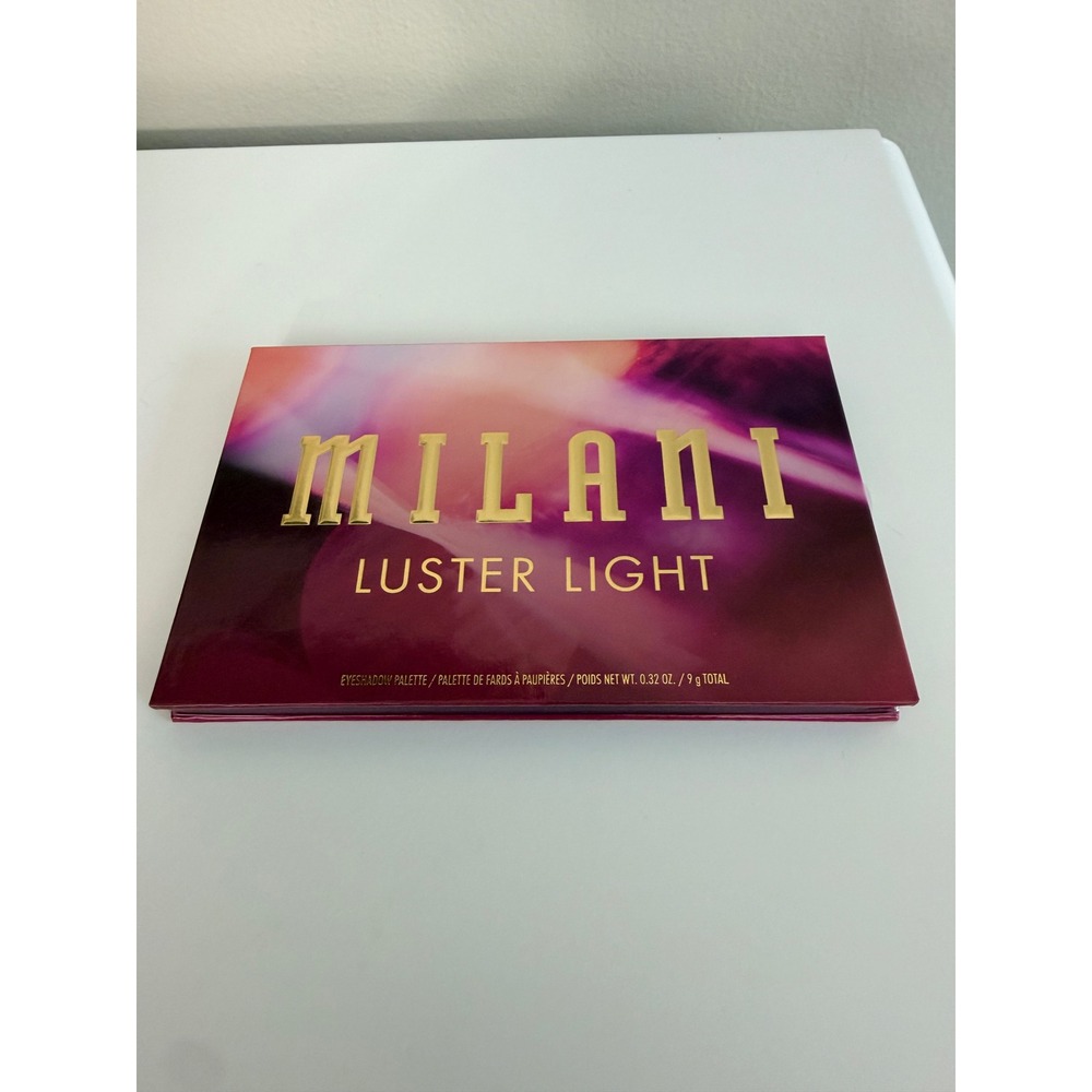 Milani Luster Light Eyeshadow Palette Unisex 0.32oz Berry Rose Gold NWT